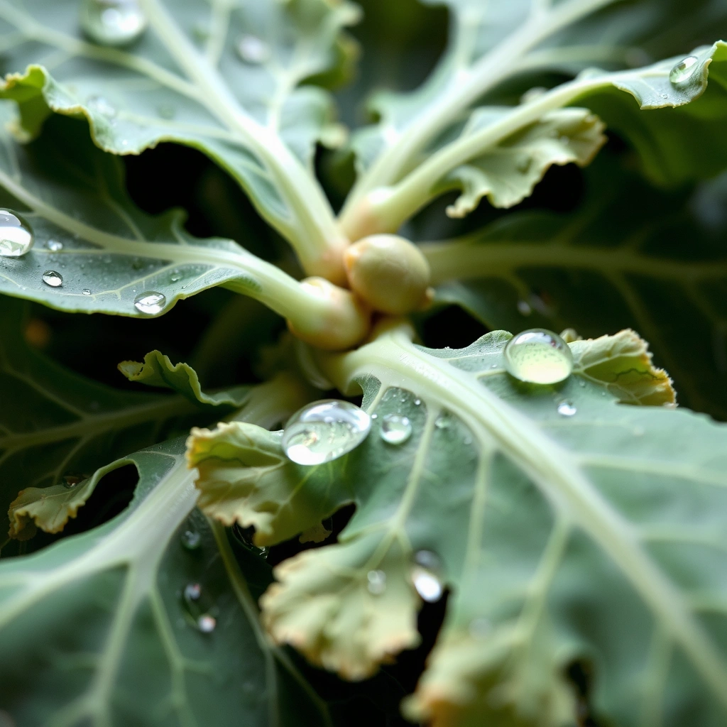 Leafy greens texture